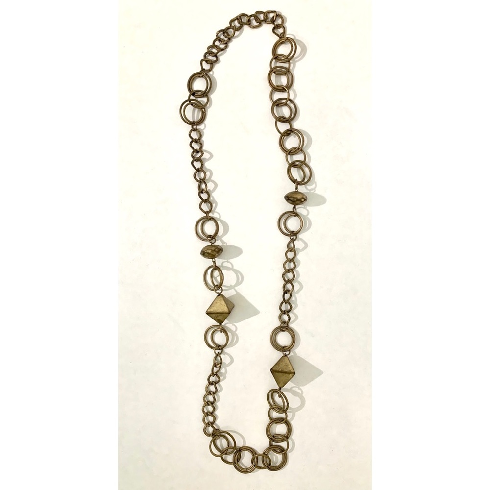 Rhombus & Chain Necklace